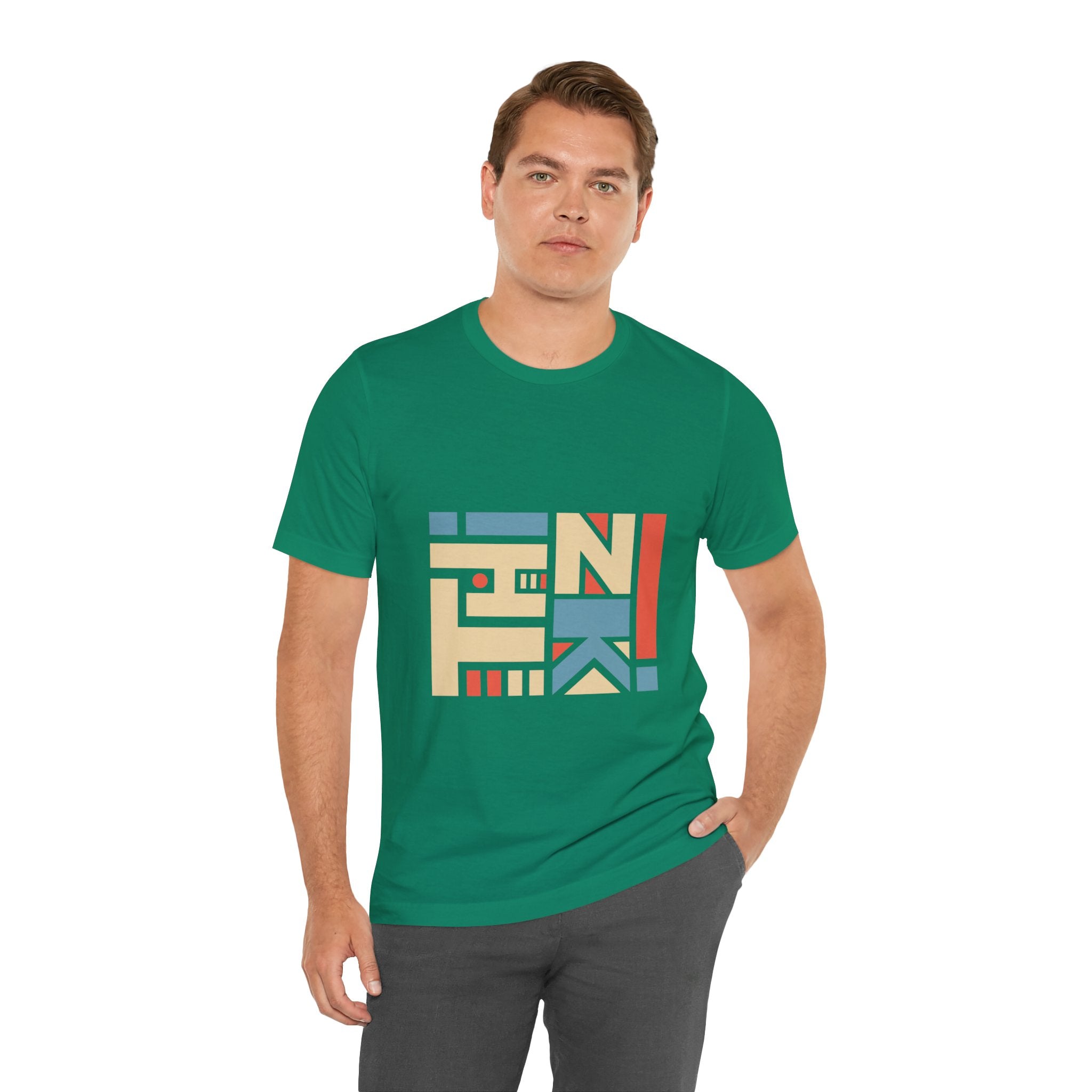 Geometric Retro Block Tee