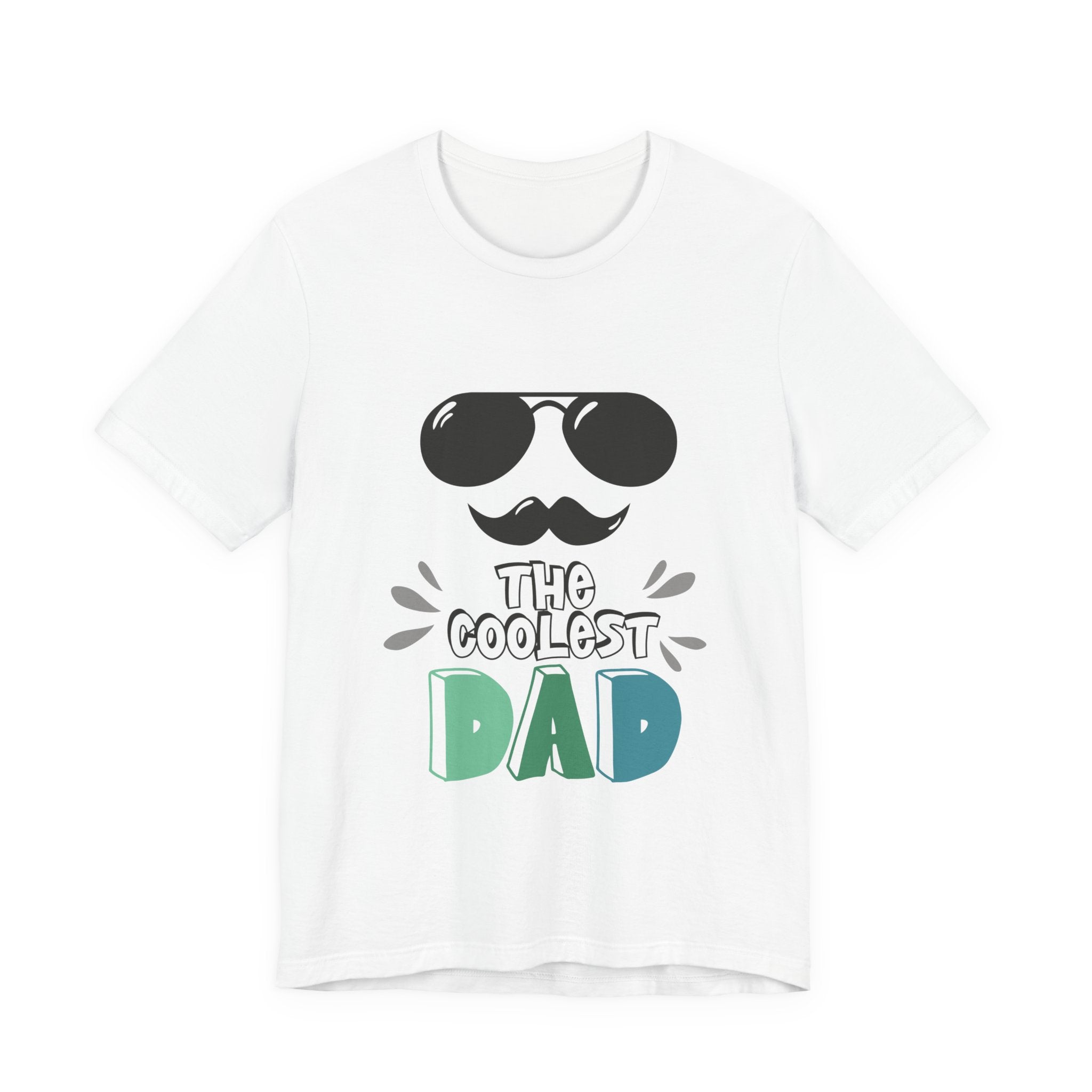 Coolest Dad T-Shirt — Father's Day Sunglasses & Mustache Tee