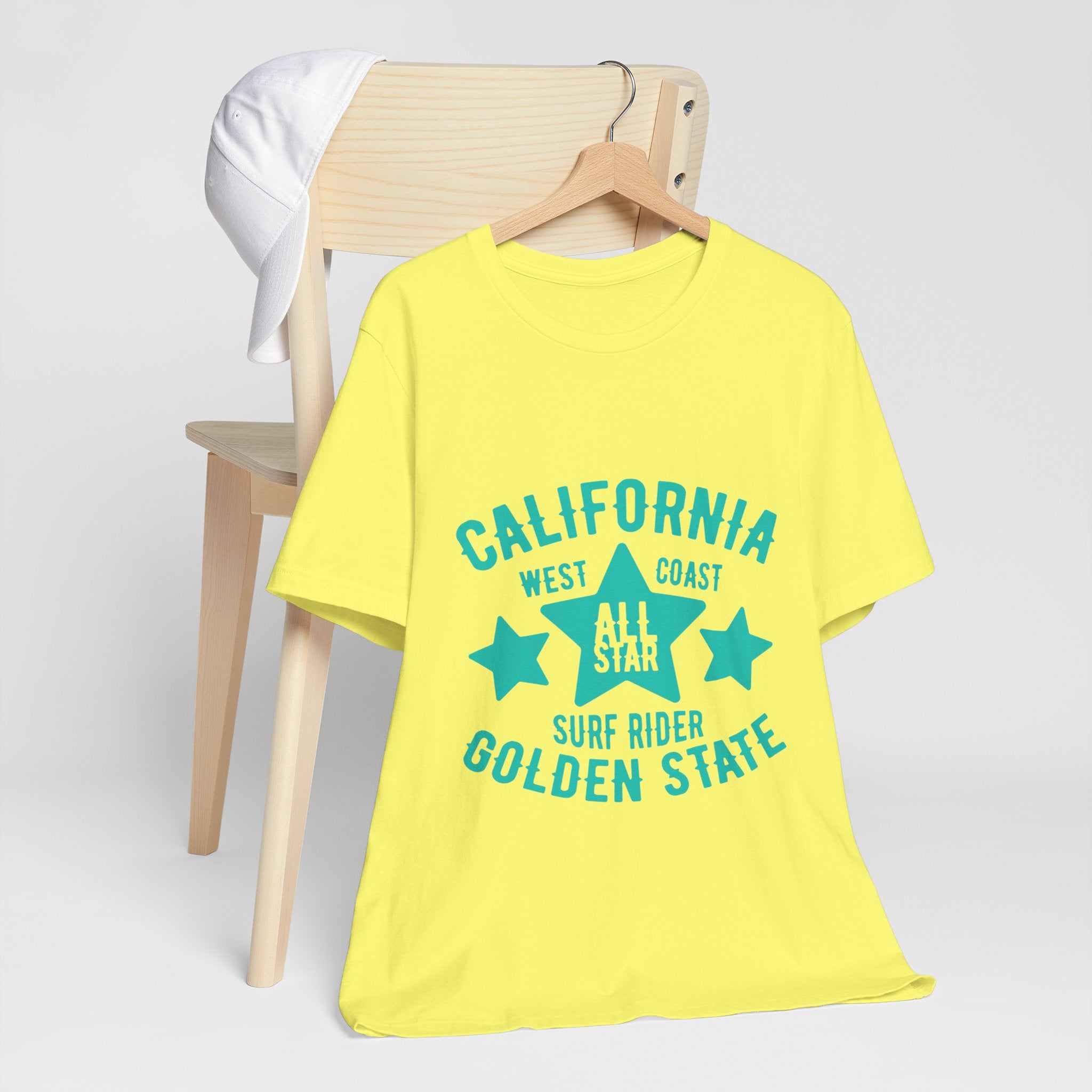 California Golden State Surf Rider Tee — West Coast All Star Graphic T-Shirt