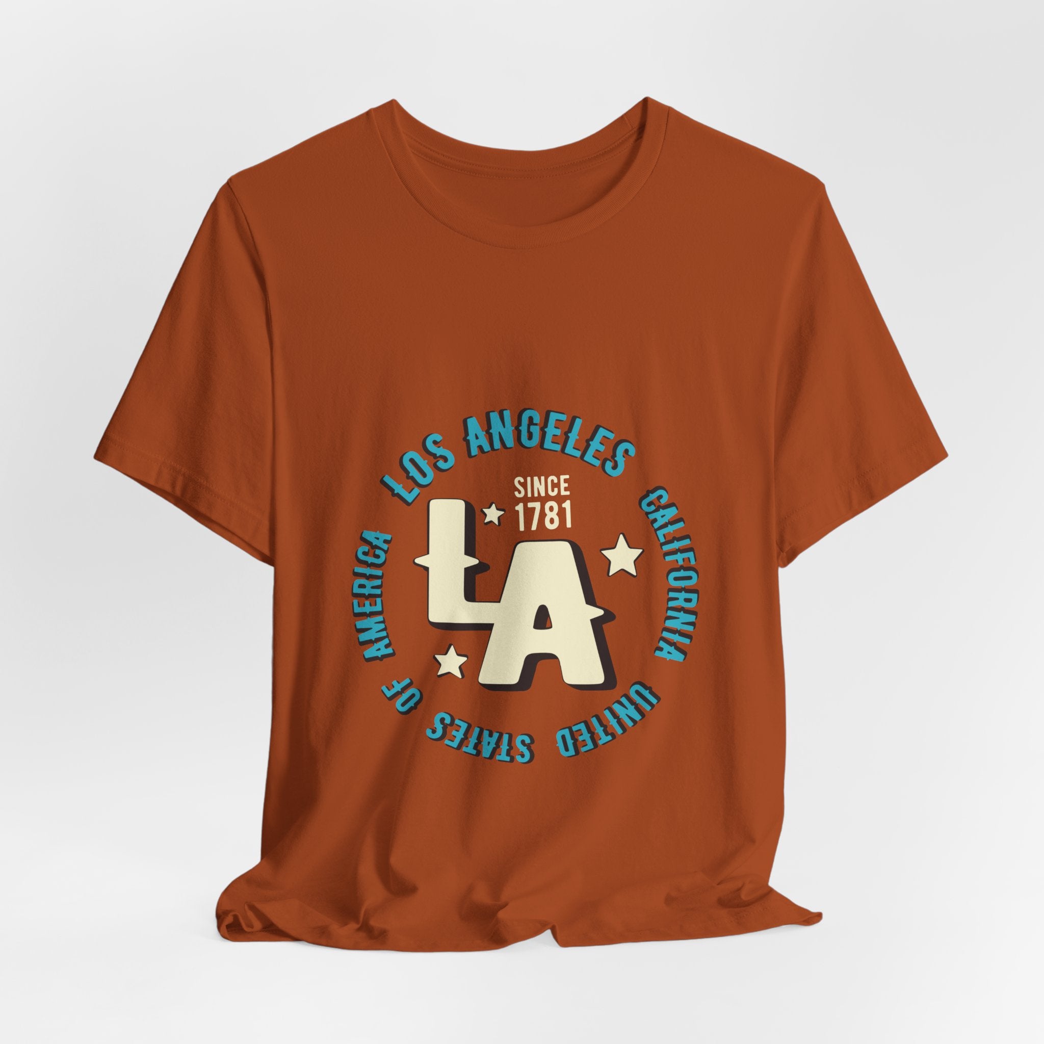 Los Angeles LA Vintage Circle Graphic Tee