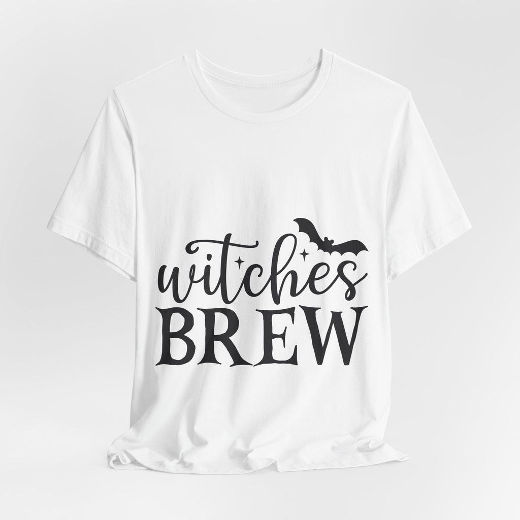 Witches Brew Halloween Tee — Spooky Bat Graphic T-Shirt