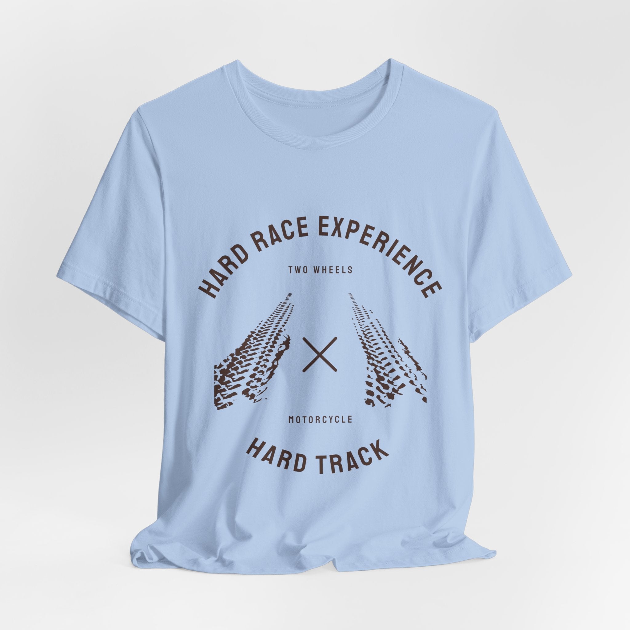 T-Shirt — "Hard Race Experience" Motorcycle Track Racing Tee