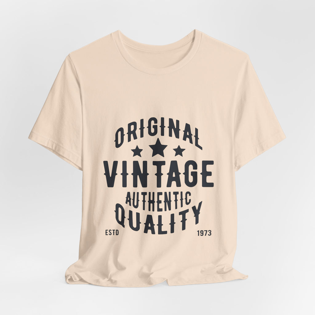 Vintage Graphic Tee – "Original Vintage Authentic Quality" Short Sleeve Shirt
