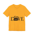 Halloween Love T-Shirt - Jack-o'-Lantern & Bats Graphic Tee