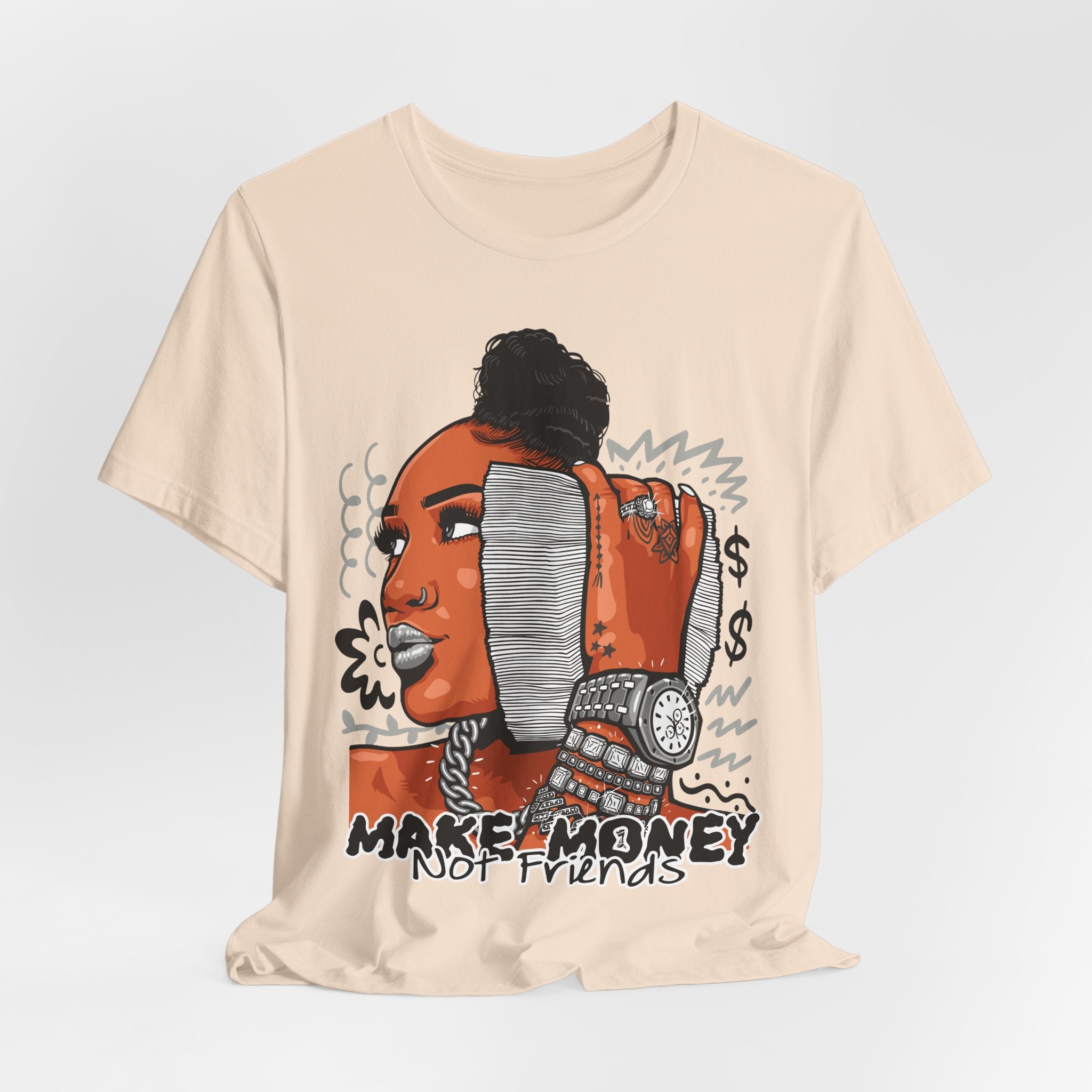 Make Money Not Friends Graphic Tee — Urban Streetwear T-Shirt