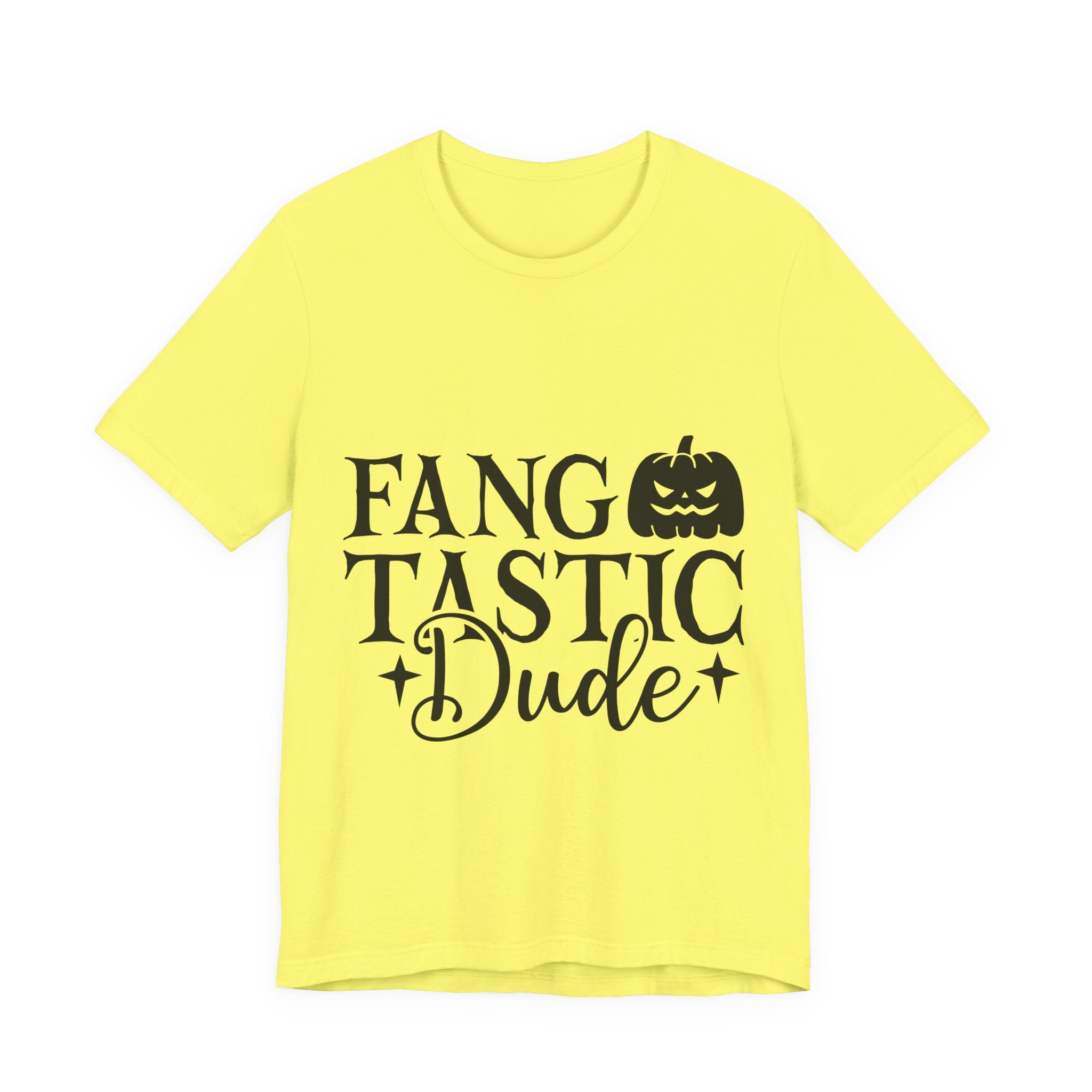 Fangtastic Dude Halloween Tee — Funny Pumpkin Vampire Graphic T-Shirt