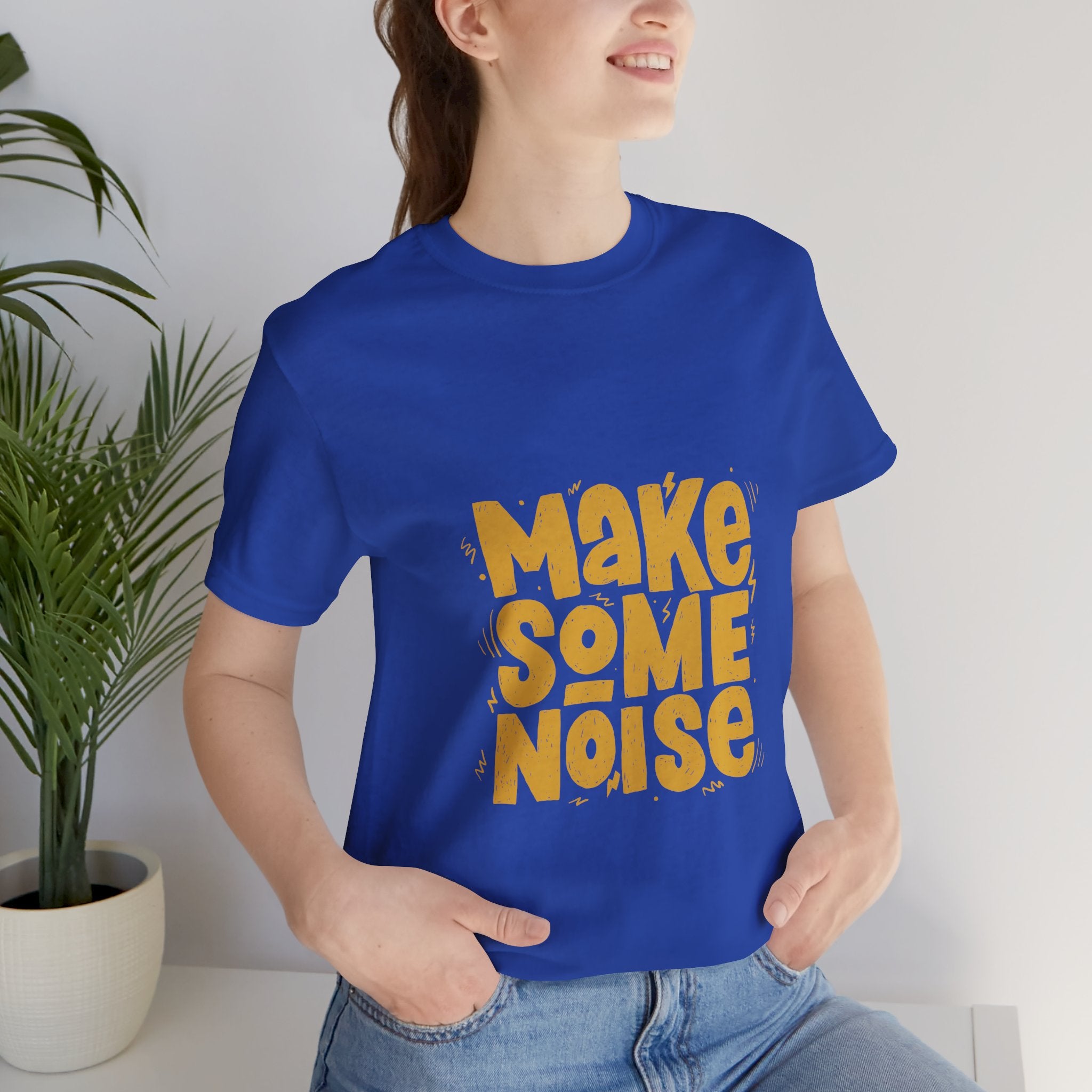 Make Some Noise T‑Shirt — Retro Bold Graphic Tee