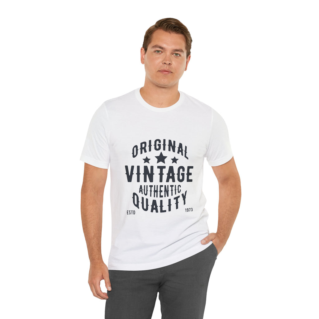 Vintage Graphic Tee – "Original Vintage Authentic Quality" Short Sleeve Shirt