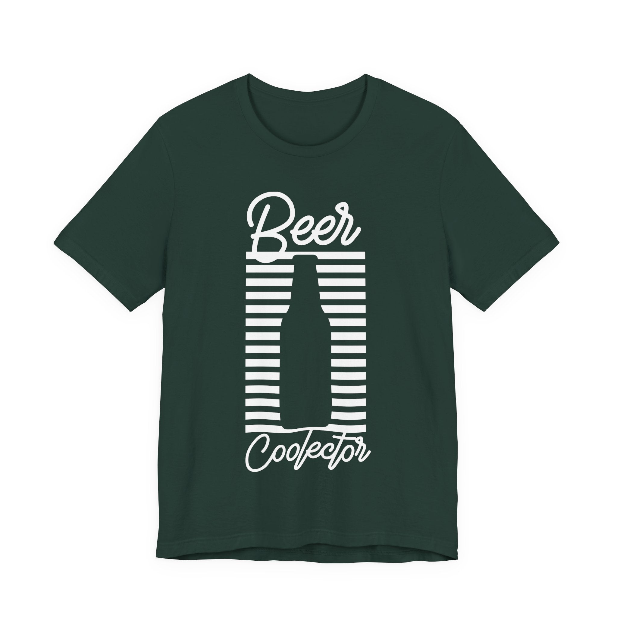 Beer Collector T‑Shirt — Vintage Bottle Graphic Tee for Beer Lovers