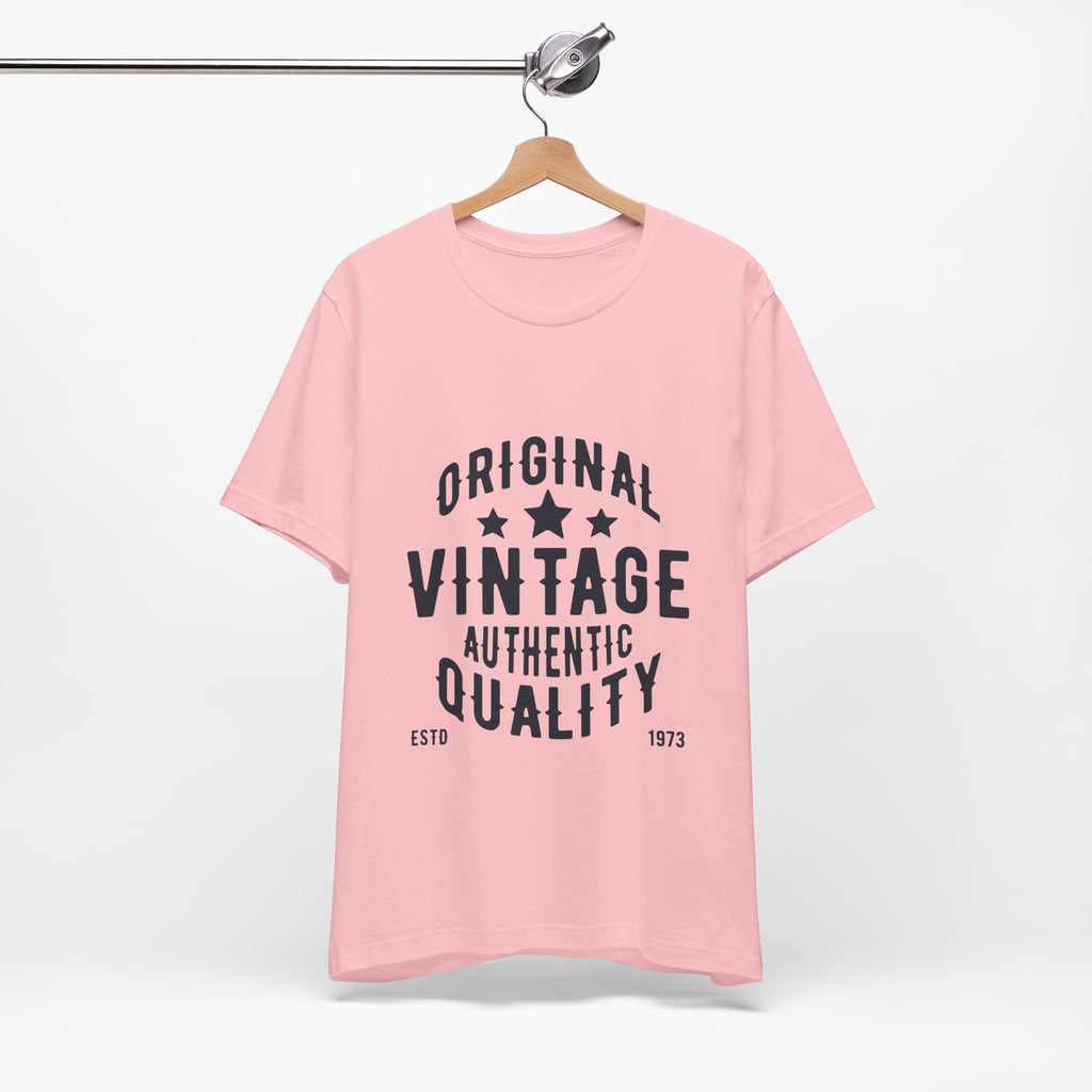 Vintage Graphic Tee – "Original Vintage Authentic Quality" Short Sleeve Shirt