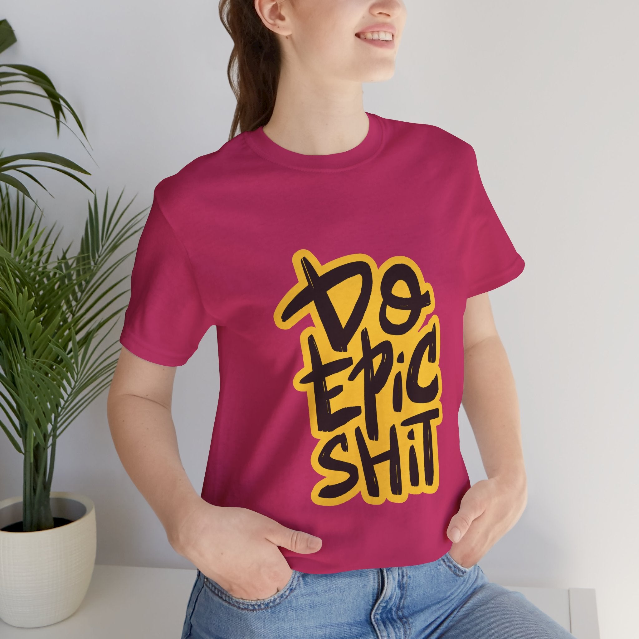 Do Epic Shit T-Shirt — Bold Handwritten Motivational Graphic Tee