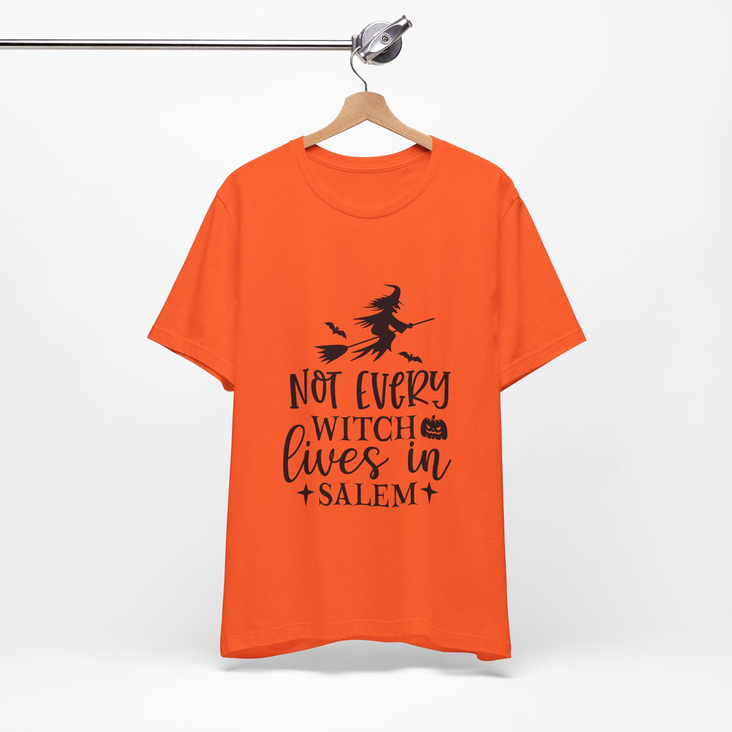 Witch T-Shirt "Not Every Witch Lives in Salem" – Halloween Witchy Graphic Tee