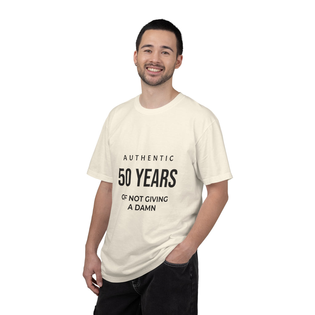 50 Years of Not Giving a Damn T-Shirt — Funny 50th Birthday Tee