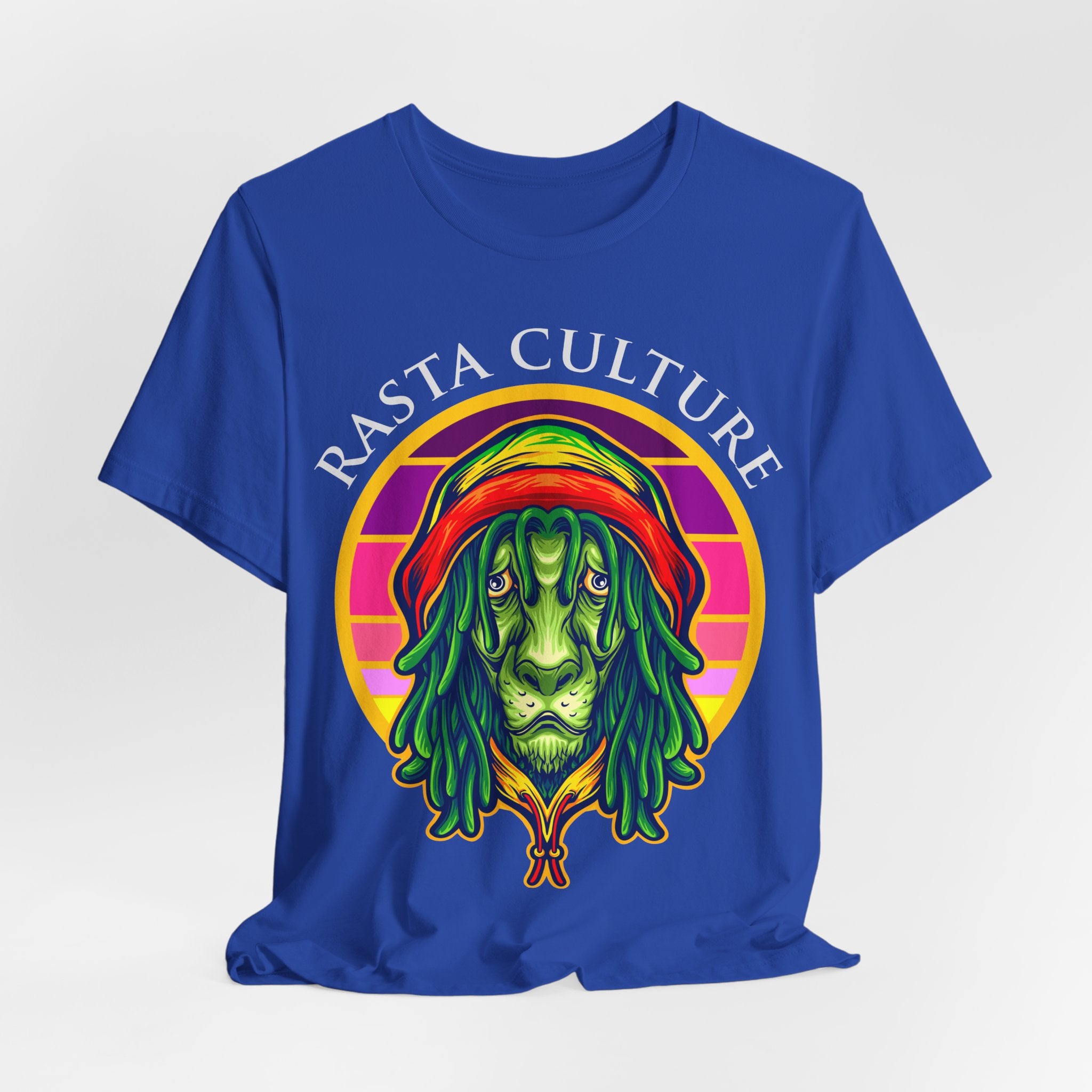 Rasta Culture Lion Tee — Reggae Rastafari Graphic T-Shirt
