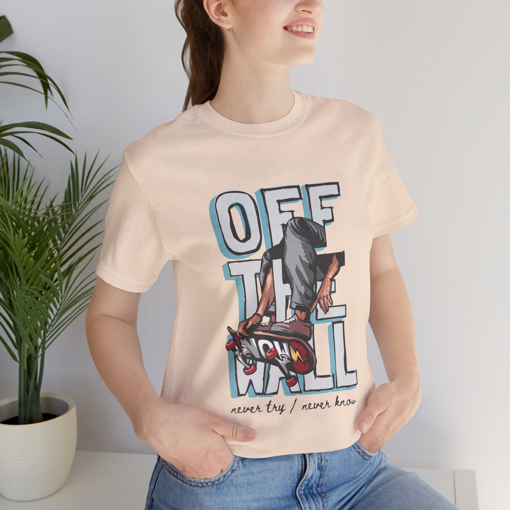 Off The Wall Skateboard T-Shirt — Retro Skate Graphic Tee