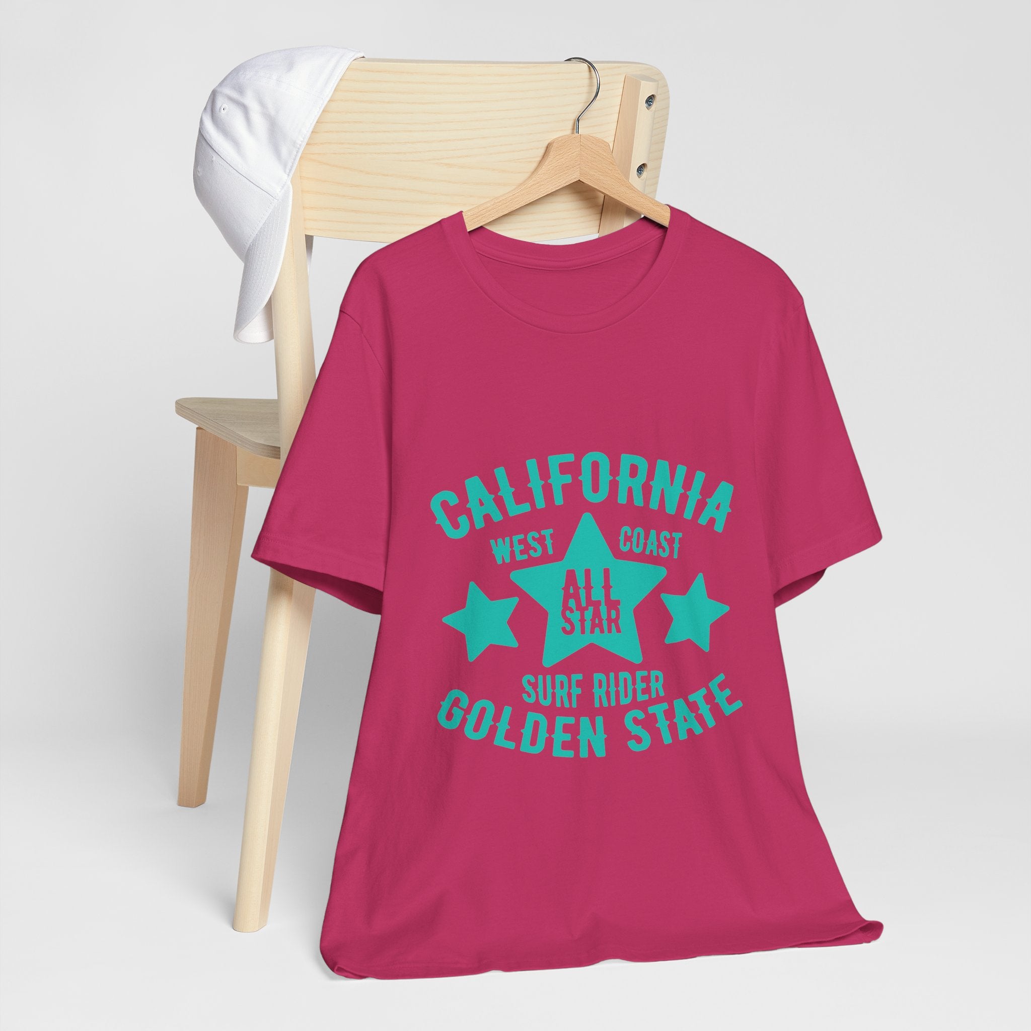 California Golden State Surf Rider Tee — West Coast All Star Graphic T-Shirt