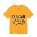 Fangtastic Dude Halloween Tee — Funny Pumpkin Vampire Graphic T-Shirt
