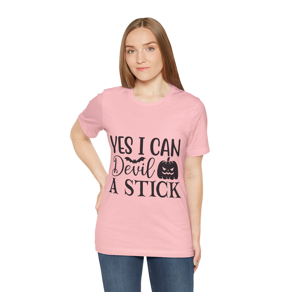 Yes I Can Devil A Stick Halloween T-Shirt