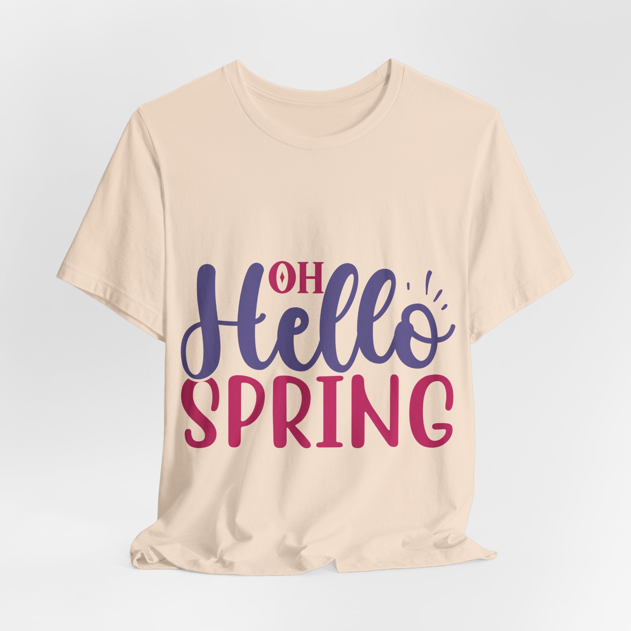 Hello Spring T-Shirt – "Oh Hello Spring" Colorful Graphic Tee for Springtime