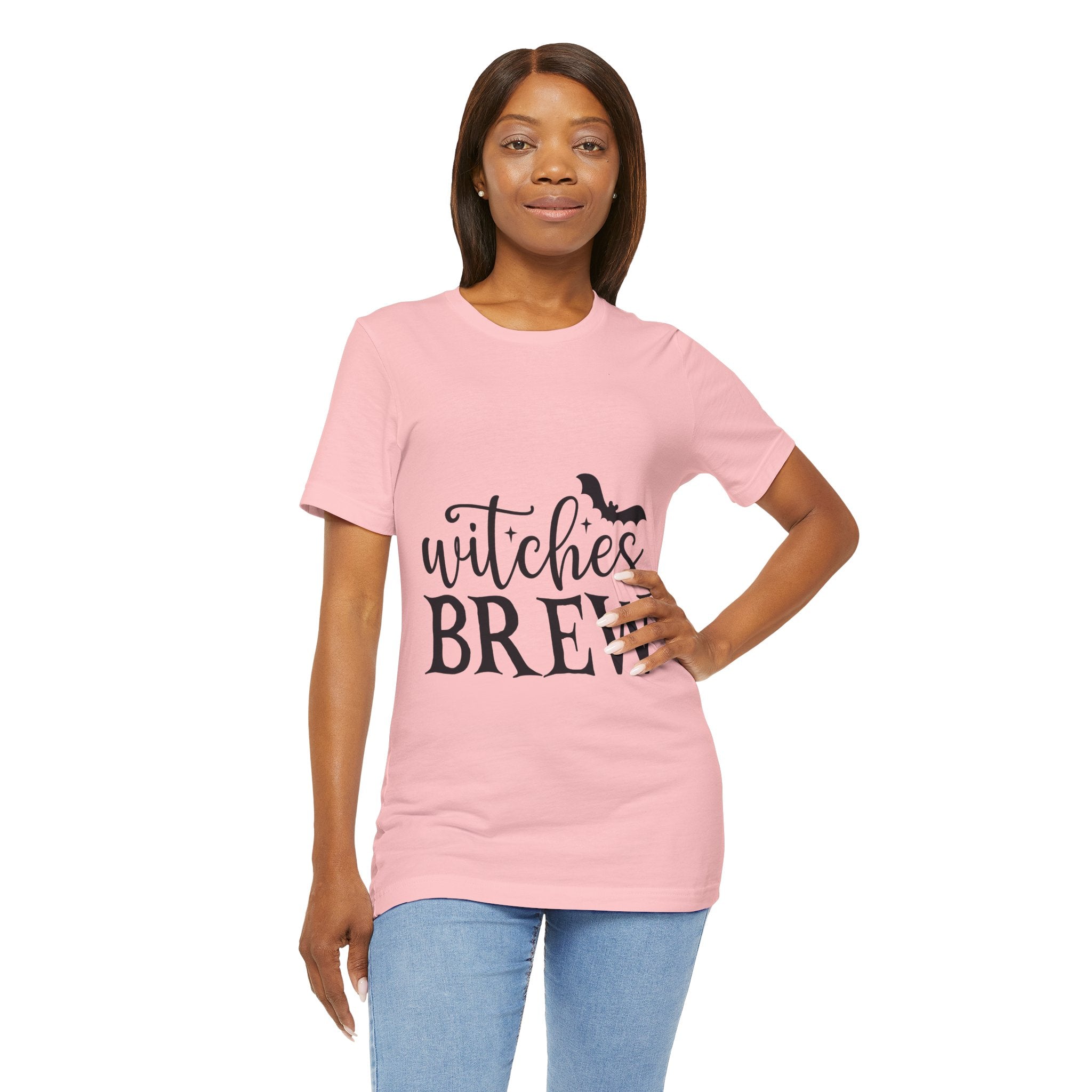 Witches Brew Halloween Tee — Spooky Bat Graphic T-Shirt