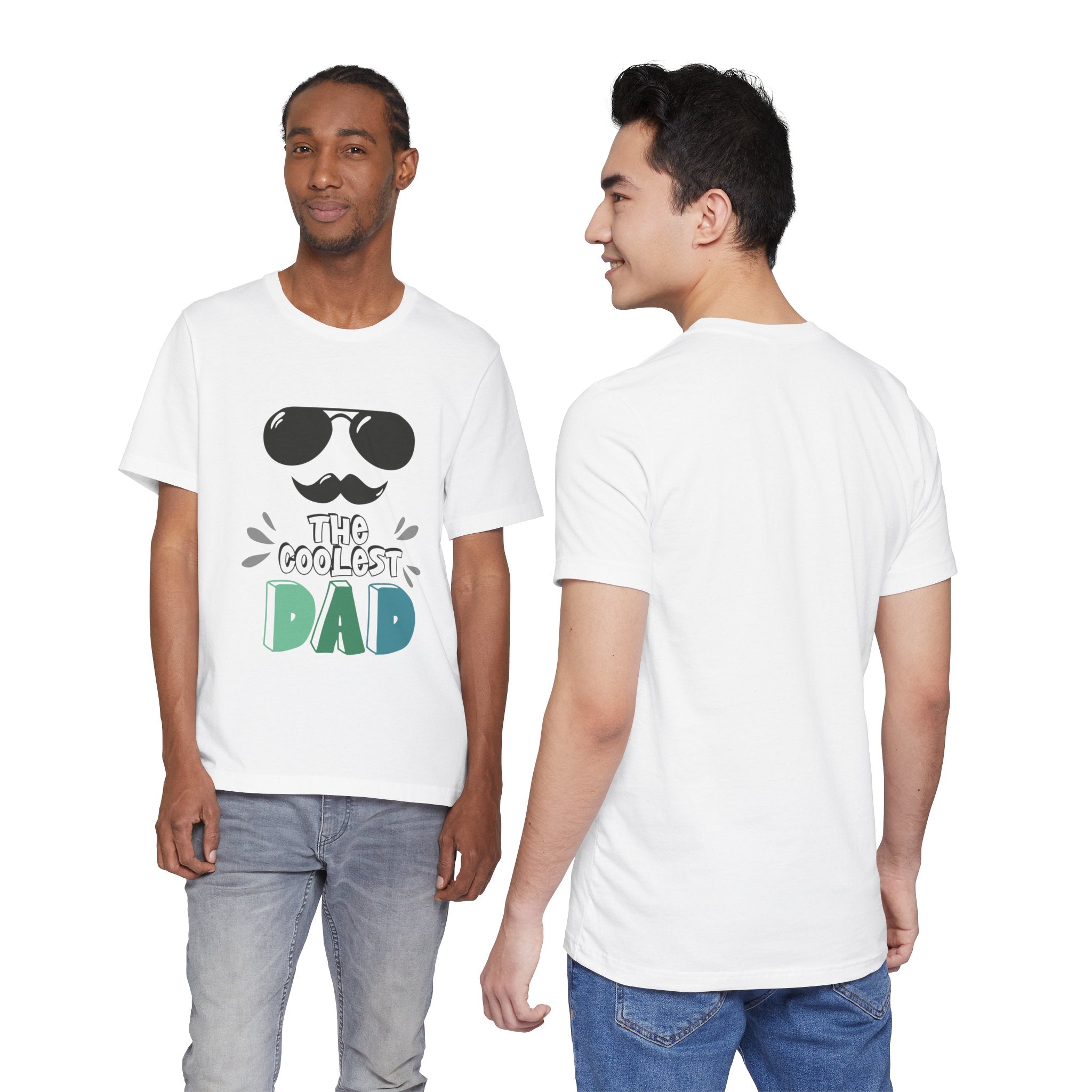 Coolest Dad T-Shirt — Father's Day Sunglasses & Mustache Tee