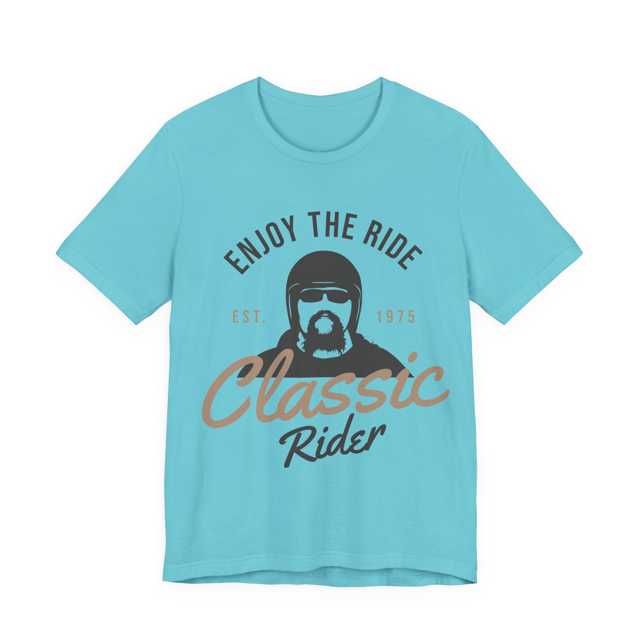 Classic Rider Tee — "Enjoy the Ride" Vintage Motorcycle Shirt