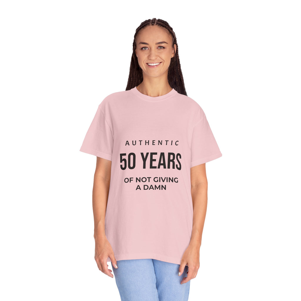50 Years of Not Giving a Damn T-Shirt — Funny 50th Birthday Tee