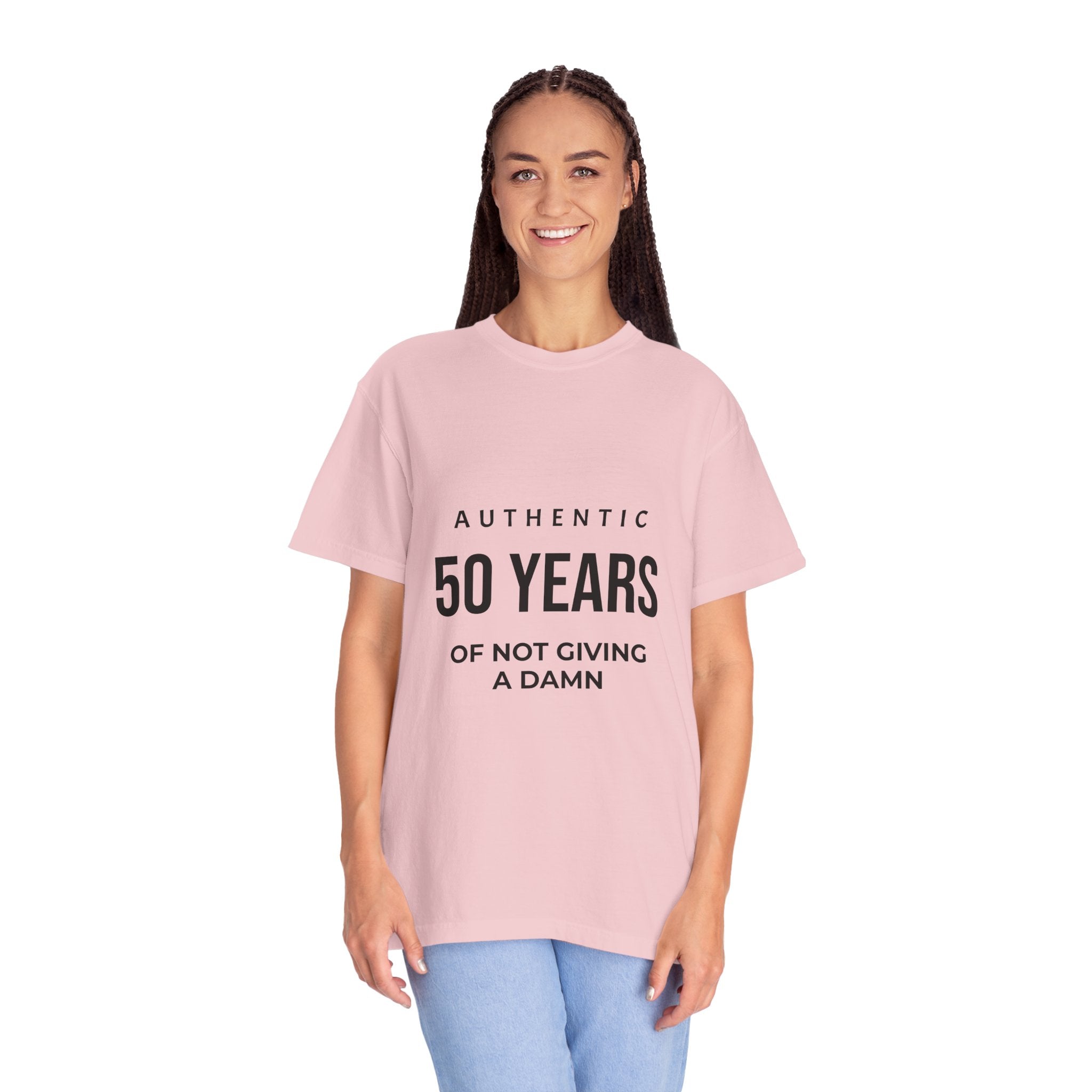 50 Years of Not Giving a Damn T-Shirt — Funny 50th Birthday Tee