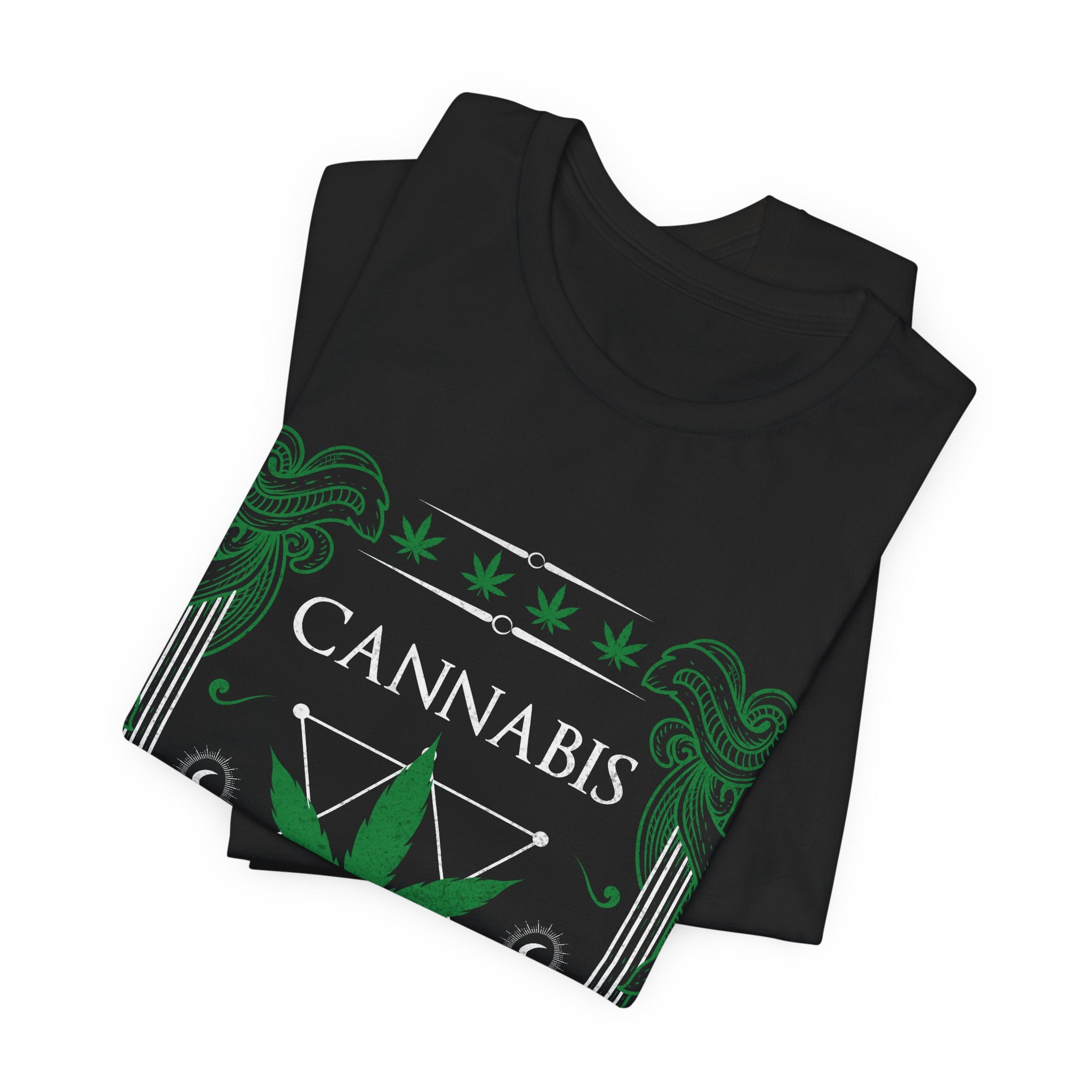 Cannabis 420 T-Shirt — Green Leaf Graphic Tee