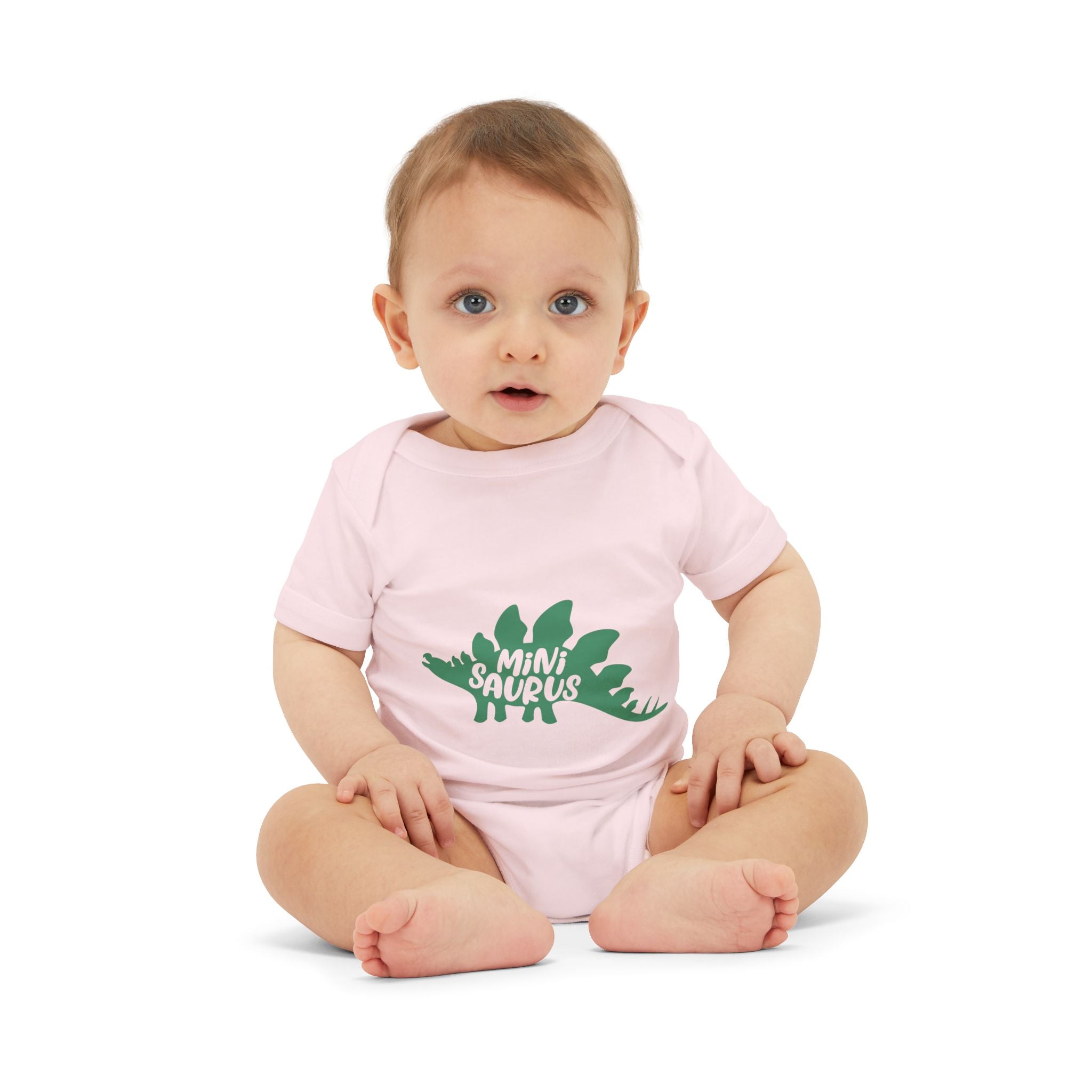 Mini Saurus Baby Onesie – Cute Dinosaur Infant Bodysuit