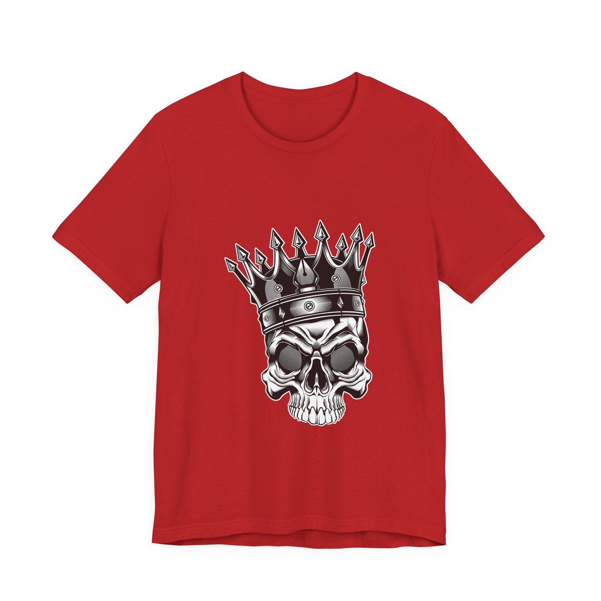 Crowned Skull T‑Shirt — Gothic King Skull Graphic Tee