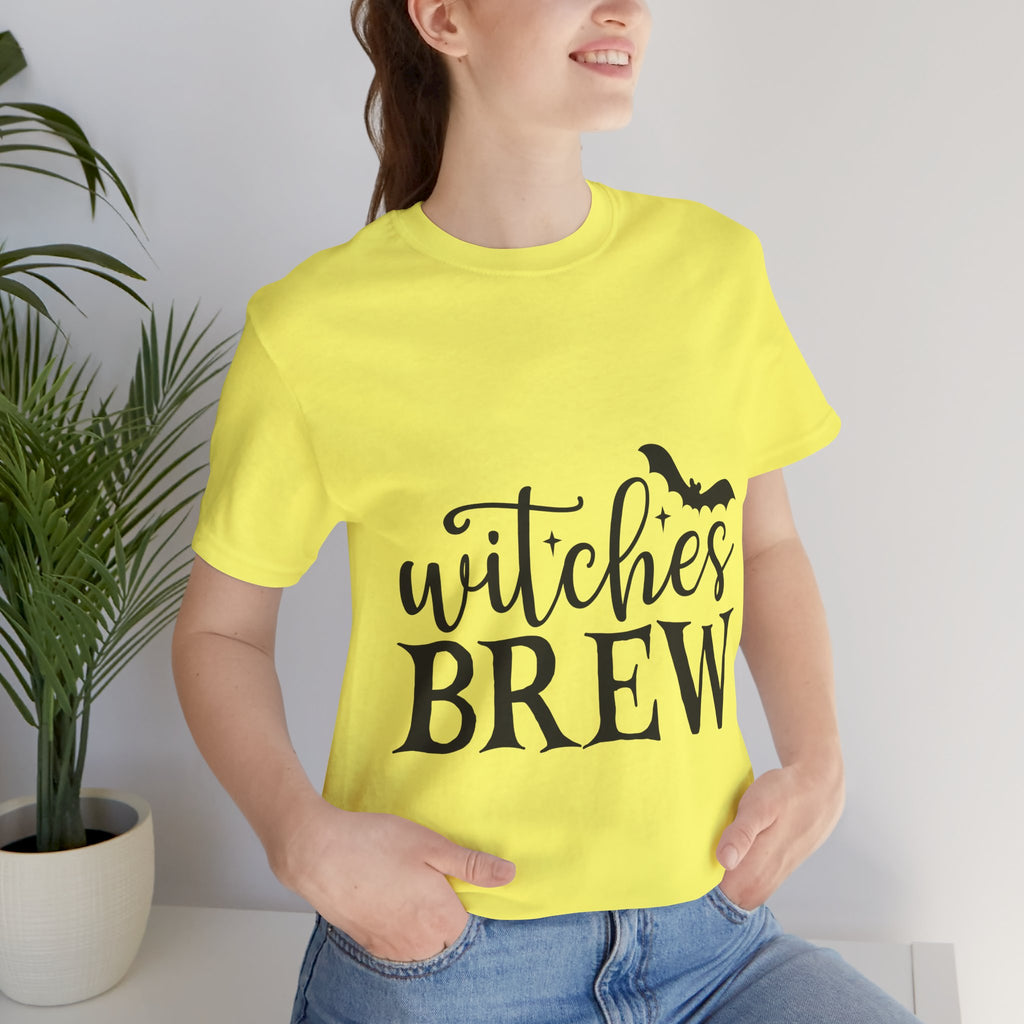 Witches Brew Halloween Tee — Spooky Bat Graphic T-Shirt