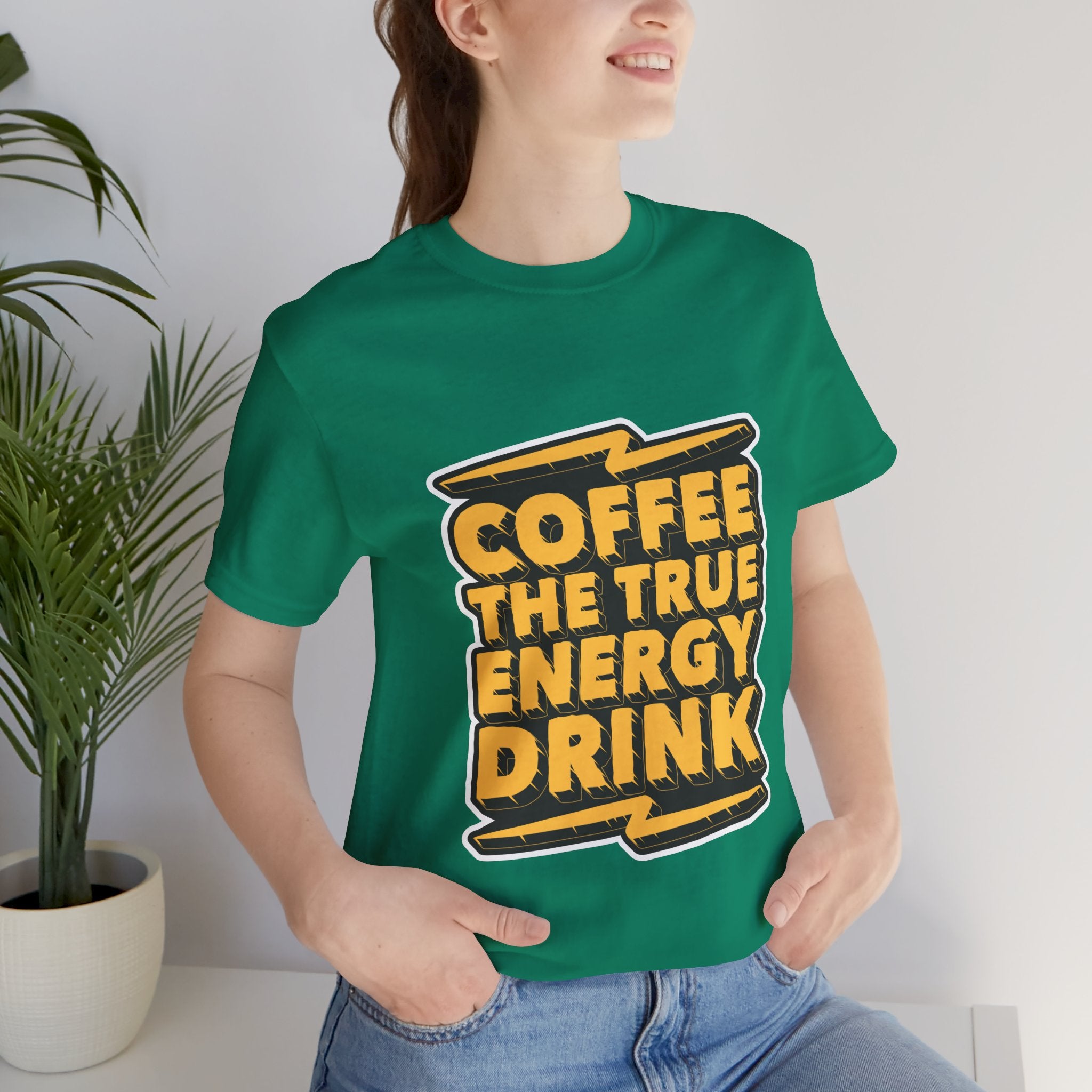 Coffee: The True Energy Drink T‑Shirt — Funny Coffee Lover Tee