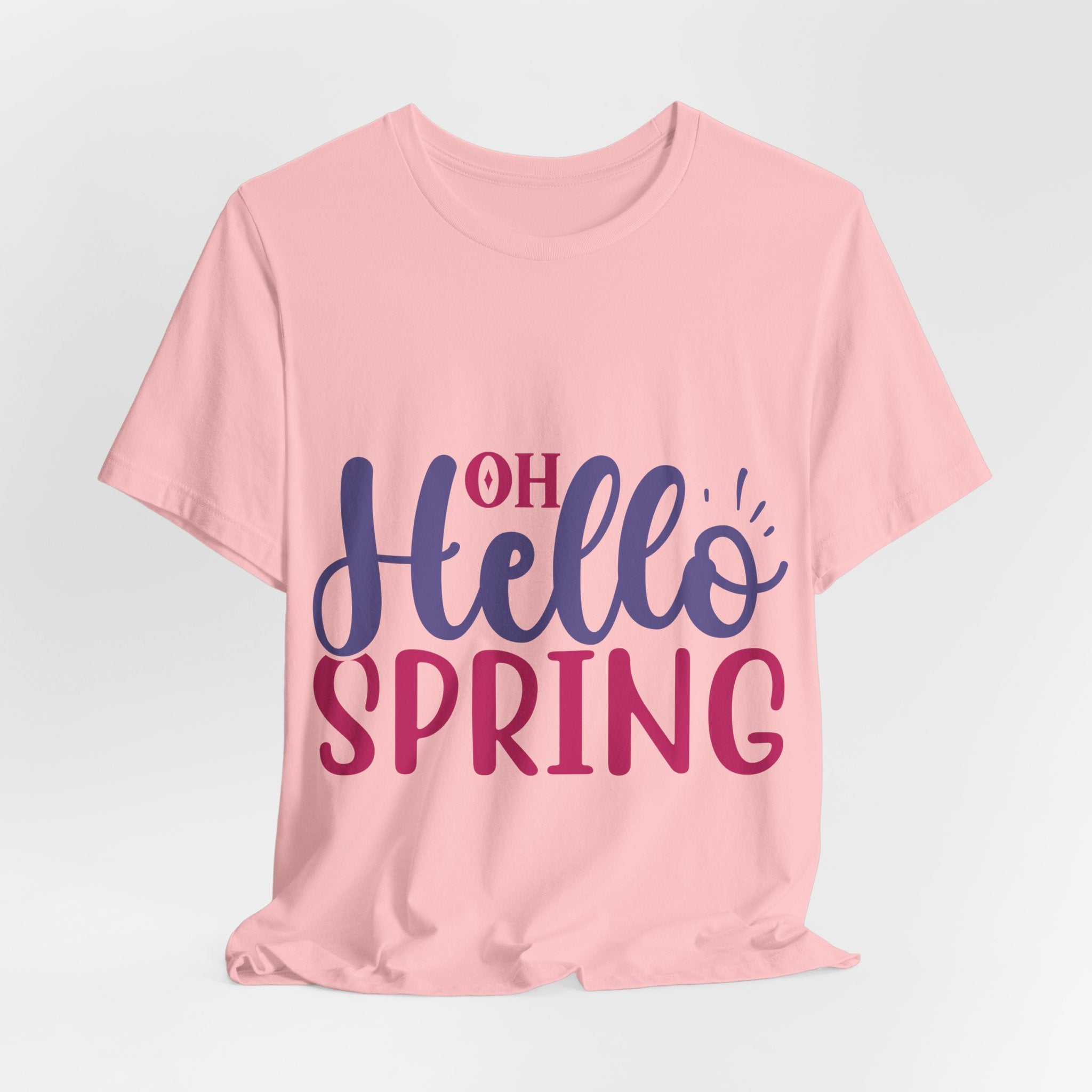 Hello Spring T-Shirt – "Oh Hello Spring" Colorful Graphic Tee for Springtime