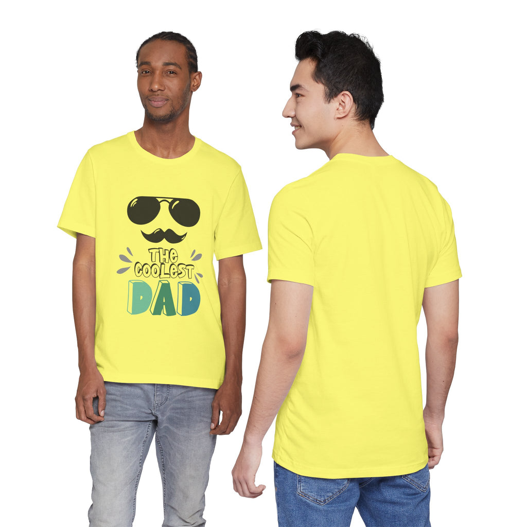 Coolest Dad T-Shirt — Father's Day Sunglasses & Mustache Tee